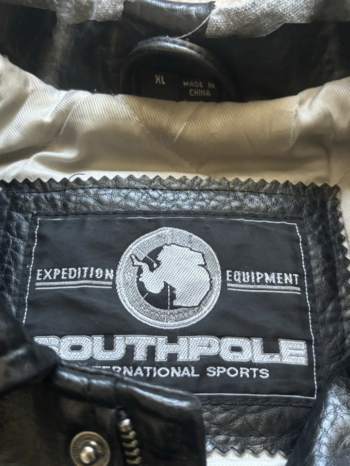 Chaqueta Southpole de Cuero Enter The Millineum DE COLECCIÓN Talla XL Foto 4 de 4
