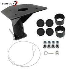 Adjustable 12" - 17" Fifth (5th) Wheel For Camper RV Adapter Hitch to Gooseneck