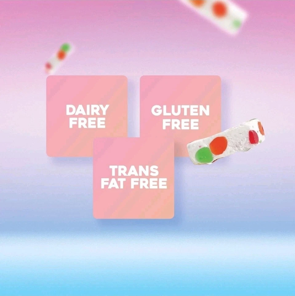 Caramelo envuelto JuJube Jubies caramelo a granel de 2 lb Jelly Bean JUBE NOUGATS Foto 3 de 4