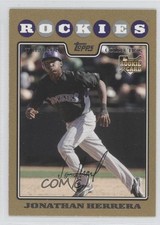 2008 Topps Update Gold 1058/2008 Jonathan Herrera #UH291 0q4