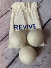 Dryer Balls 100% Organic New Zealand Wool (3 Pack) Brand New - Never Used