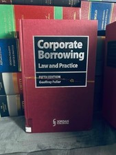 Corporate Borrowing Law and Practice 5th Ed By Geoffrey Fuller