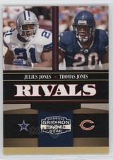 2006 Donruss Gridiron Gear Rivals Silver 215/250 Julius Jones Thomas #R-14 0q3