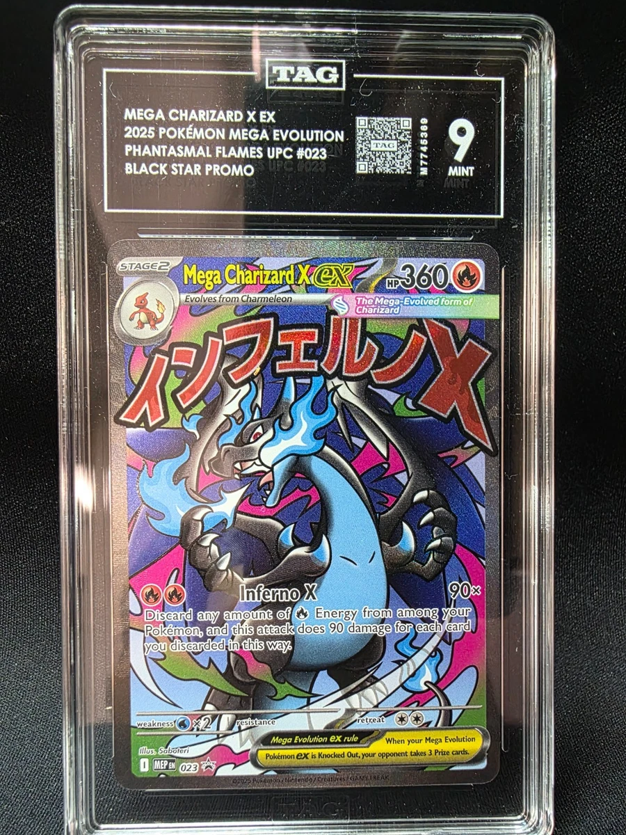 Charizard Pokémon TCG Grade 9 Evolutions Individual Collectible