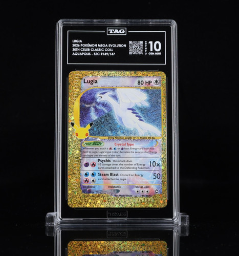 Lugia graded TAG 10 for sale on eBay