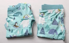 Little Sleepies Baby's Yeti Friends L/S Pajama Set BL1 Blue US: 12-18 Months NWT