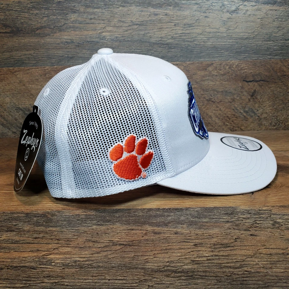 Clemson Tigers Football Hat Zephyr 2024 Conference Champions ACC Locker Room Cap - Image 3 of 4