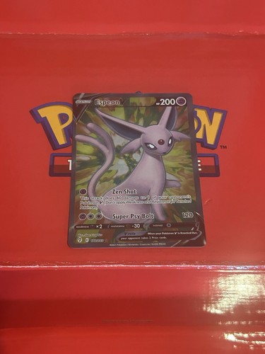 Pokémon TCG Espeon v Evolving Skies Holo Ultra Rare Card 179/203 NM