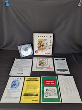 Rare Retro PC Big Box Game Pizza Tycoon 1994 - Complete In Box CIB 