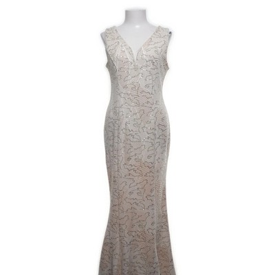 Bodyflirt Boutique, Abendkleid, Größe: 42, Beige, Schlangenhaut, Damen #pAP