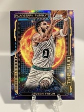 Jayson Tatum 2024 Topps Chrome Cosmic Planetary Pursuit The Sun Celtics