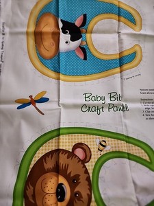 Sew & Go Baby Bib Craft Panel Set of 6 Bib Fronts