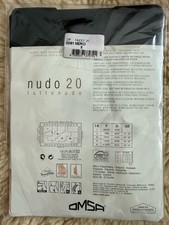 OMSA Nudo 20 Strumpfhose Schwarz Gr. II 40-42 Transparent & Leicht Neu OVP