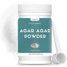 6 oz Agar Agar Powder, 100 Pure, Premium Natural Thickener and Gelling Agent, R