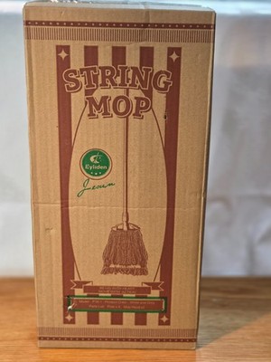 New Mop with 2 Reusable Heads Easy Wringing Twist 58 inch Long Handle Wet Mops