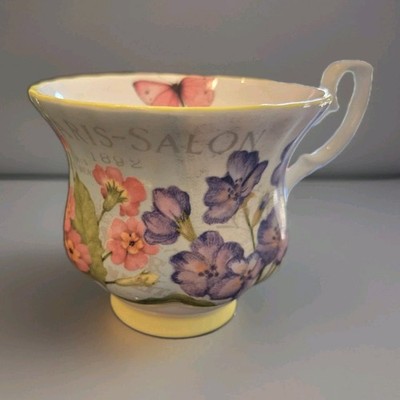 Susan Winget Tea Cup The Studio Shop Flowers And Butterfly Design Paris Salon