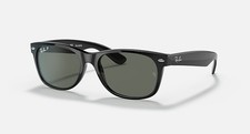 RAY BAN NEW WAYFARER CLASSIC 901/58 52-18 - POLISHED BLACK/ LENSES-GREEN