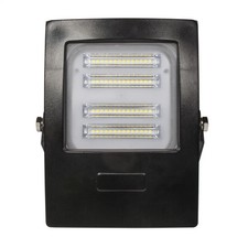 Outdoor Light Black 30w LED Low Energy Floodlight Warm White Flood 3000K Prolite