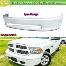 New Steel Front Bumper Face Bar Cover For Dodge Ram 1500 2009-2012 Bright White