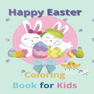 Happy Easter Coloring Book for Kids 30 Cute Single Side Easter Co