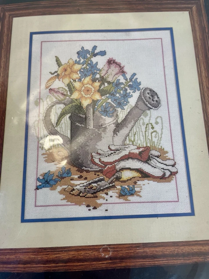 Monarch Horizons Counted Cross Stitch Kit The Watering Can CS68 11”x14" 1988 - Image 2 of 4