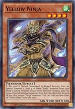 1x (NM) Yellow Ninja - SHVA-EN012 - Super Rare - 1st Edition  YuGiOh