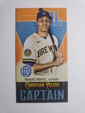 2021 Topps Gypsy Queen Christian Yelich Captain Mini Insert CM-CY Brewers