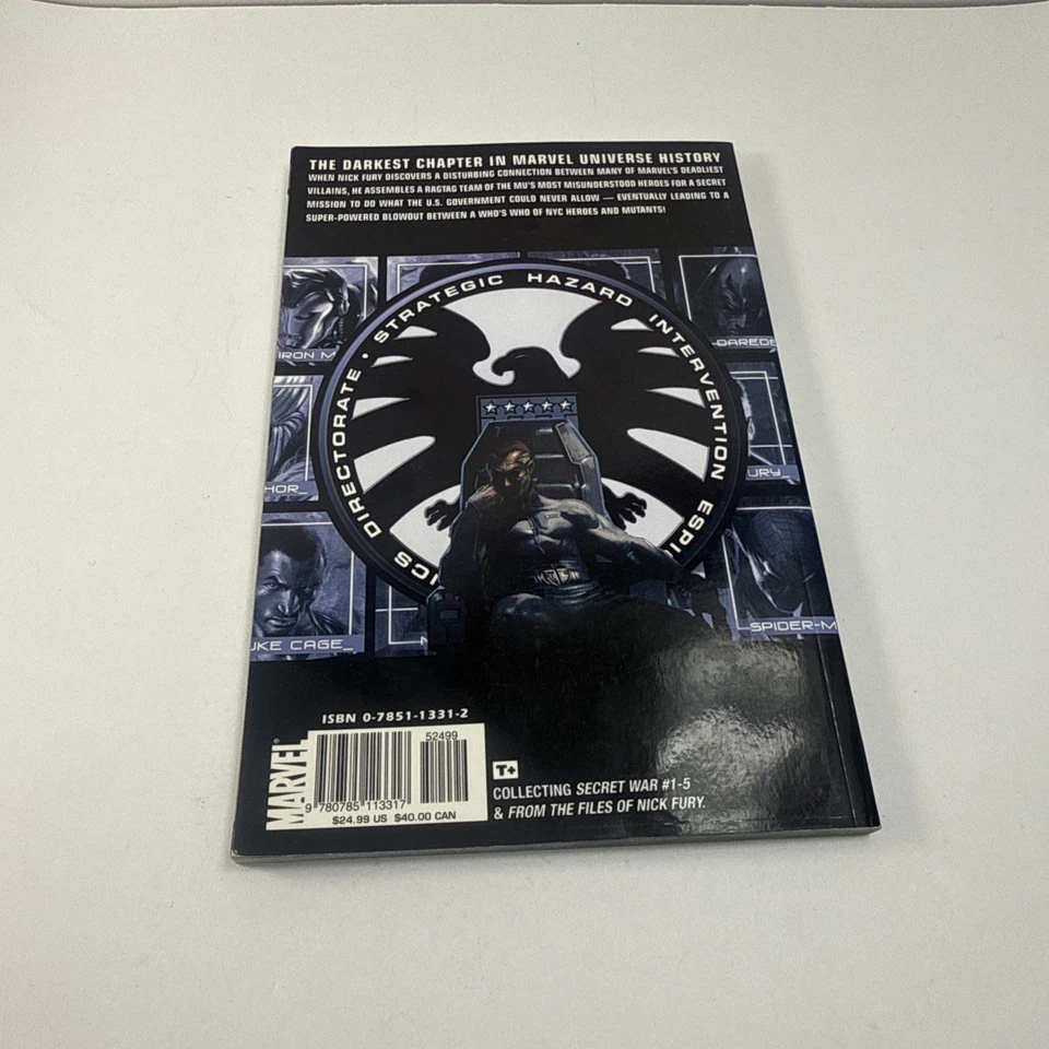 Marvel Secret War novela cómica gráfica Brian Michael Bendis Foto 4 de 4