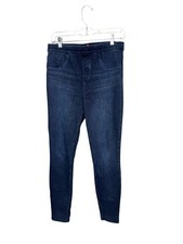 Spanx Women's Denim Ankle Jean- ish Pull on Stretch Dark Wash Size Medium
