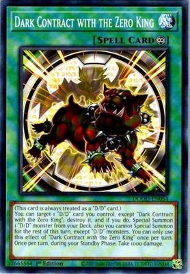 Dark Contract with the Zero King Common Doom of Dimensions DOOD-EN054 NM