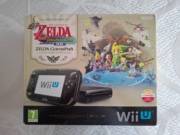 WIIU ZELDA EDITION CONSOLE TESTED WORKING PERFECTLY BOXED