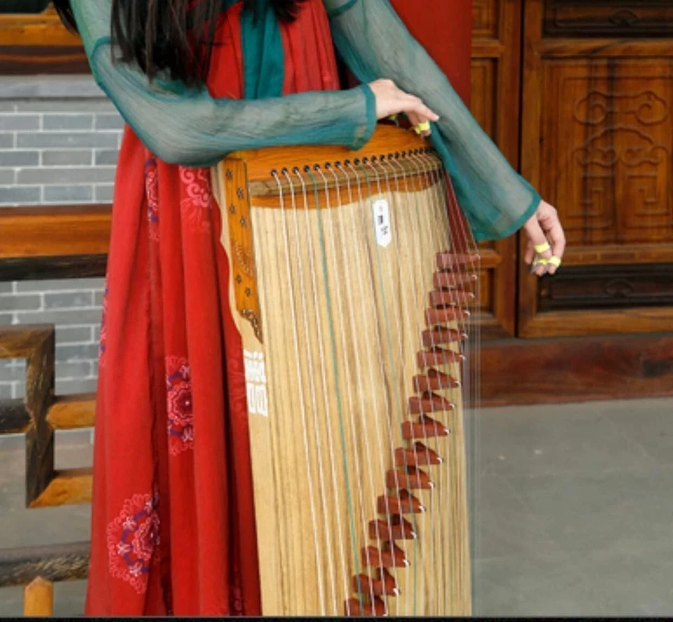 Guzheng 1M 21 Strings Portable Professional Playing Zheng Chinese String Instrum - Image 2 of 4