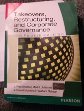 Takeovers, Restructuring and Corporate Governance by Weston 4th Edition