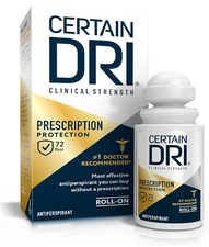 Certain Dri Prescription Strength Clinical Antiperspirant Roll-On Deodorant, Hyp