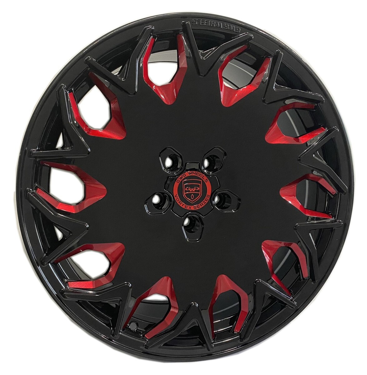 GV06 20 inch Black Red Mill Rim fits TOYOTA MATRIX XRS 2009