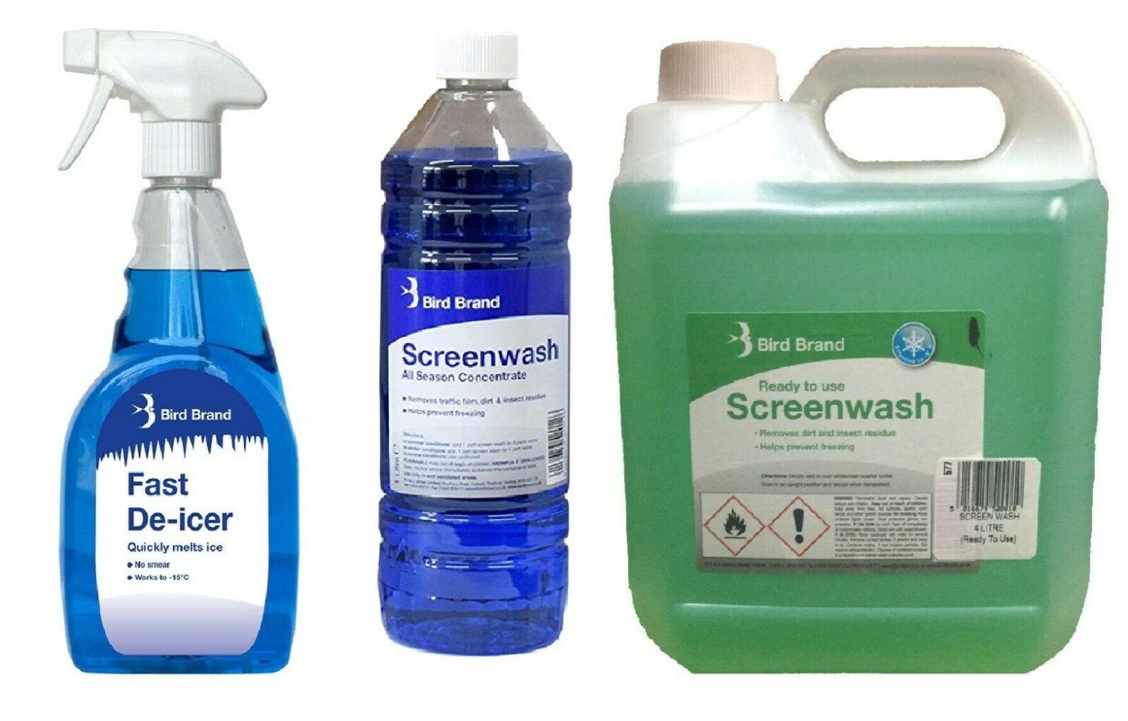 Windscreen Deicer Screenwash Frost Cover Winter Quick Defrost Essential ...