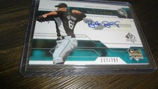 2008 SP AUTHENTIC #137/797 BURKE BADENHOP #109  AUTO BASEBALL CARD