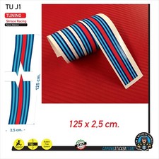 Band Klebestreifen Replik Martini Racing Rallye Legend WRC Auto 125 x 2,5