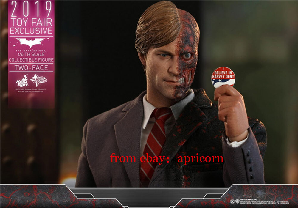 Hottoys HT 1/6 MMS546 Dark Knight Two Face Harvey Dent Action