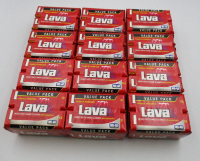 24 Bars Lava Heavy-Duty Hand Soap w/Moisturizers  5.75 oz Bars Qty 24