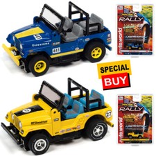 Auto World Xtraction Rally 1979 Jeep CJ-7 Combo HO Scale Slot Car
