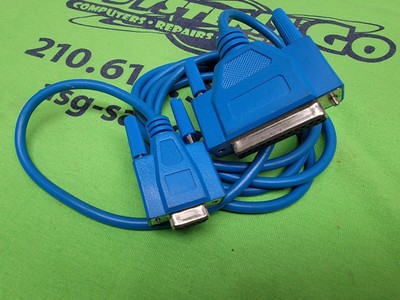 6FT SERIAL CABLE - DB25F to DB9F