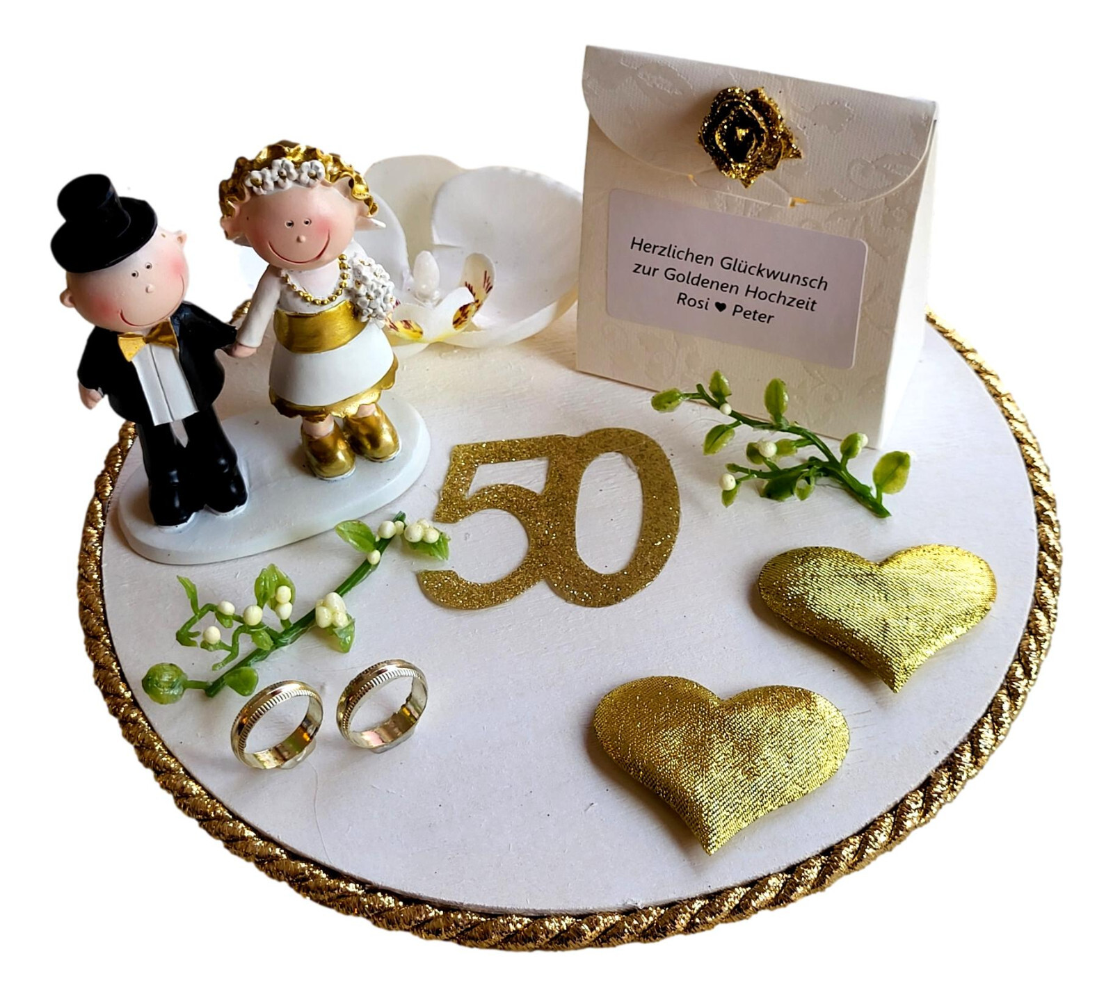 Geldgeschenk Goldene Hochzeit Geschenkidee 50 Jahre verheiratet