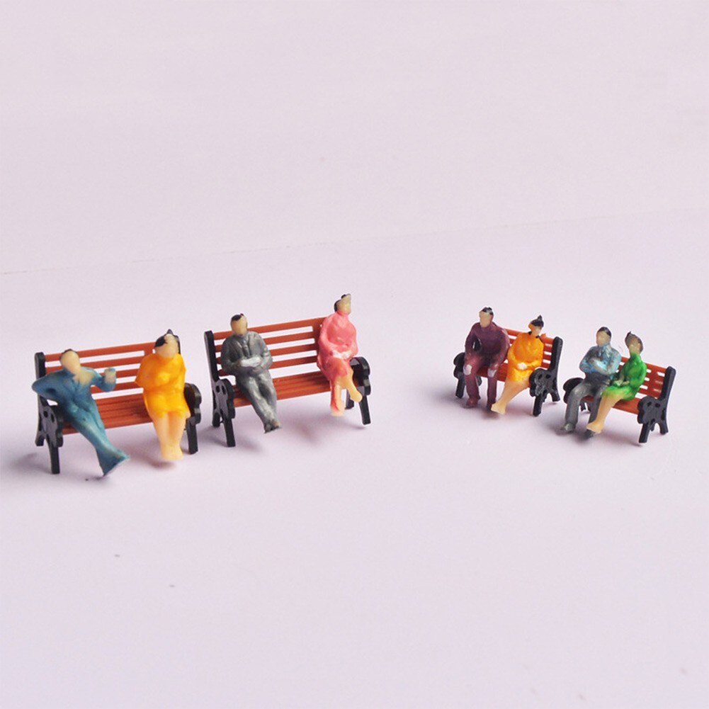 24pcs Ini People Figure In Iniatura Figure, Figure Di Piccole Persone - Foto 13