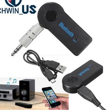 Hot Wireless Bluetooth AUX Audio Stereo Music Speaker 3.5mm Car Receiver Adapter
