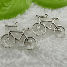 Free Ship 160 pcs tibet silver bike charms pendant 31x23mm B821