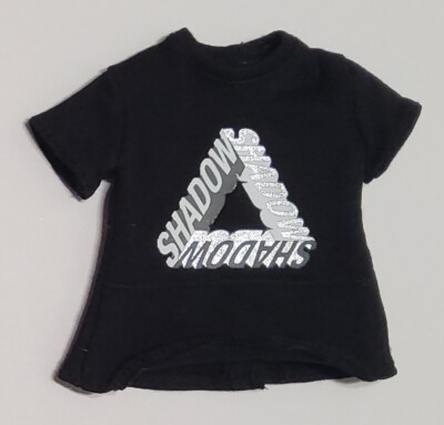 Rainbow Shadow High Ash Silverstone Black Screenprinted T-shirt Top