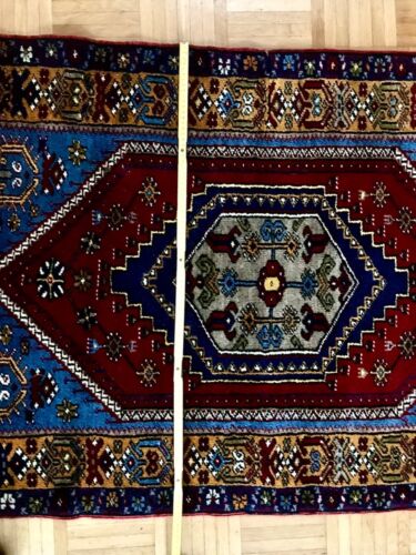 Antiker Handgeknüpfter Perser Teppich Orientteppich ca. 154 x 86 cm Handarbeit - Bild 13 von 17