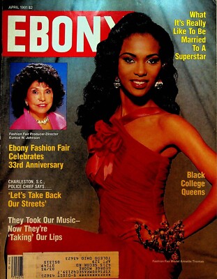 Ebony April 1991 Annette Thomas Fashion Benny Medina Kim Coles