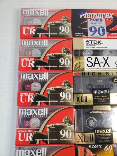 Lot (11) Maxell TDK Memorex Sony Sealed Blank Cassette MiniDisc Mini DV NIP - Picture 3 of 7